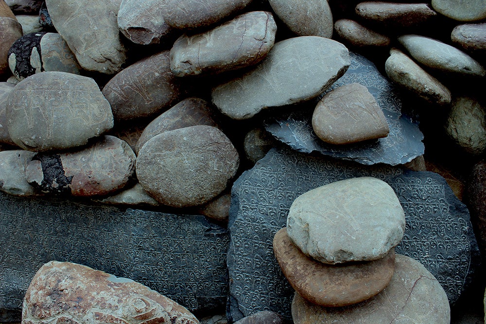 Mani Stones, Tabo, Himachal Pradesh, India