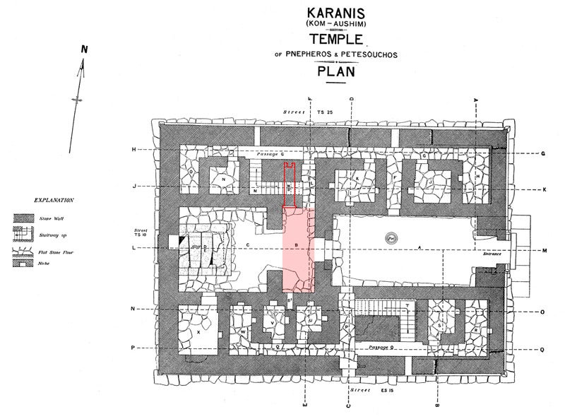 plan of a temple