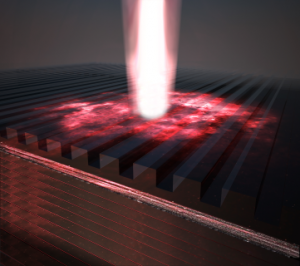 A Polariton Laser in a monolithic designable microcavity