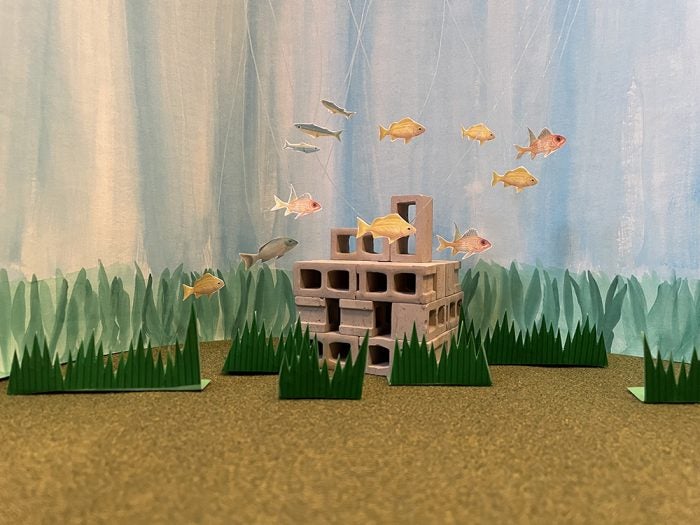 Undersea scape from Katrina's stop motion film