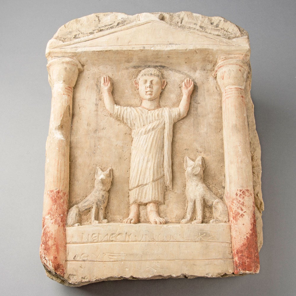 Roman funerary stela