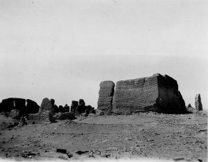 archival photo of ancient egyptian site