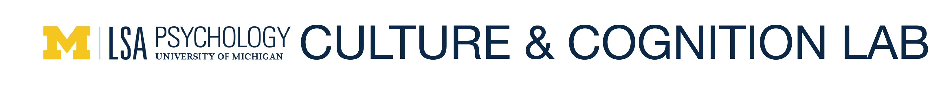University of Michigan LSA psychology culture and cognition logo