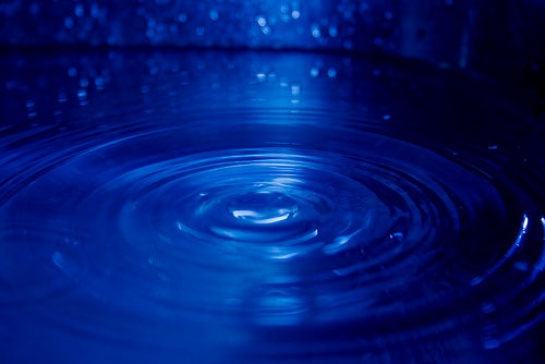 water ripple stock photo