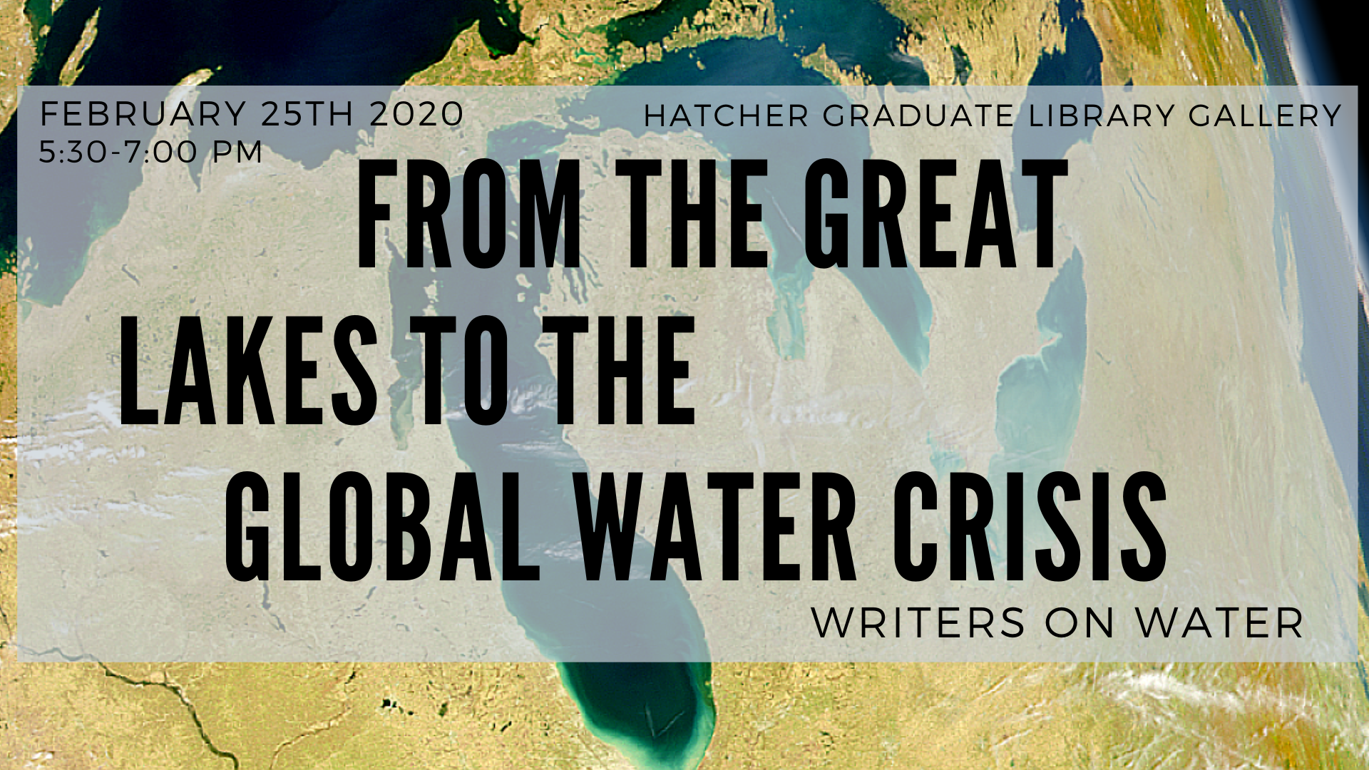 Join us for a reading of Great Lakes Literature – Michigan Quarterly Review, image size:1920x1080