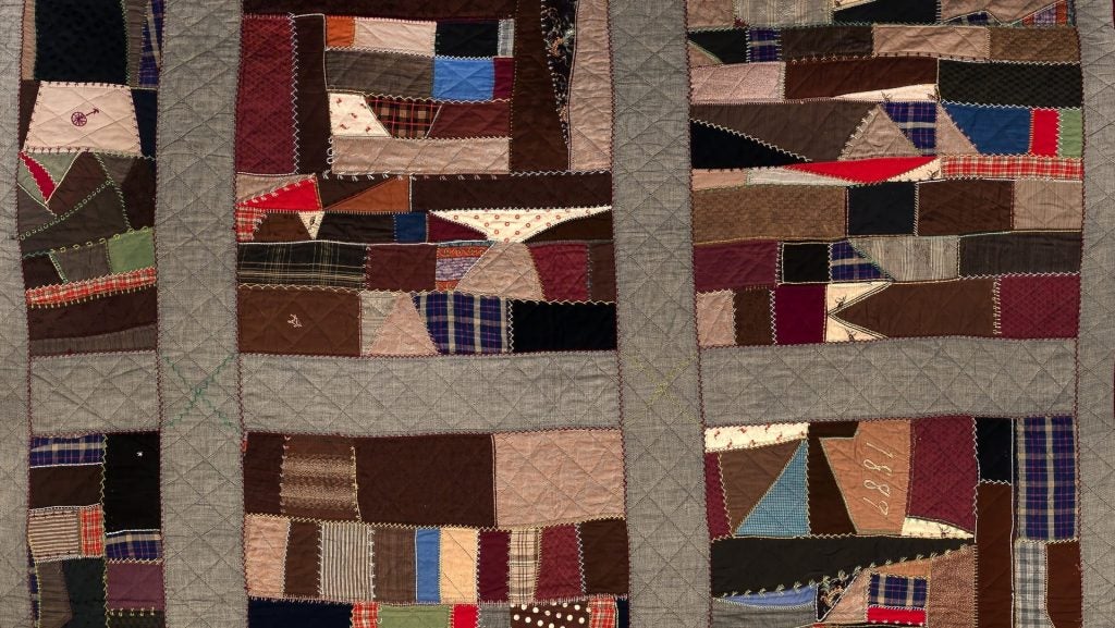 Quilt-like image. Lydia Morphew and Betsy Morphew. Smithsonian American Art Museum, Gift of Dean R. and Darlyene A. Yarian in memory of Nathan Morphew